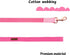 Elegant little tail Pink Dog Collar and Leash, Durable Pet Collar, Leather Dog Collar Adjustable Girl Dog Collars for Medium Dogs...