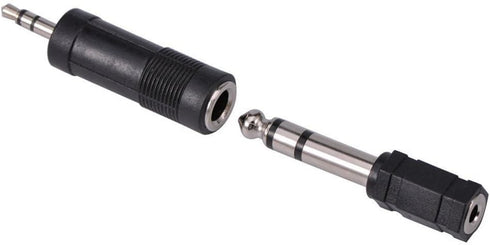 Nightwolf 8 Pieces Audio Adapter Headphone Adapter Gold Stereo Adapter 6.35mm 1/4inch to 3.5mm 1/8inch 3.5 mm to 2.5mm Mic Plug Adapter Connector...