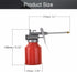 Auniwaig Pump Oil Can 250g Metal High Pressure Feed Oil Spray Gun Bottle Hand Feed Oil Spray Gun Pump Bottle Oiler Red 2pcs...