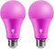 2 Pack BlueX LED A21 Pink Light Bulbs - 15W (120Watt Equivalent) - E26 Base Pink LED Pink Bulb, Party Decoration, Porch, Home Lighting, Holiday Li...