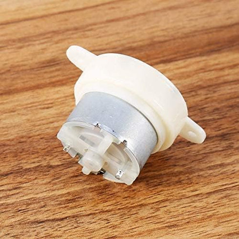 12v DC High Torque Slow Speed Electric Motor Gearbox 3 RPM 4mm Shaft Diameter Micro Slow Down Mute Motor...