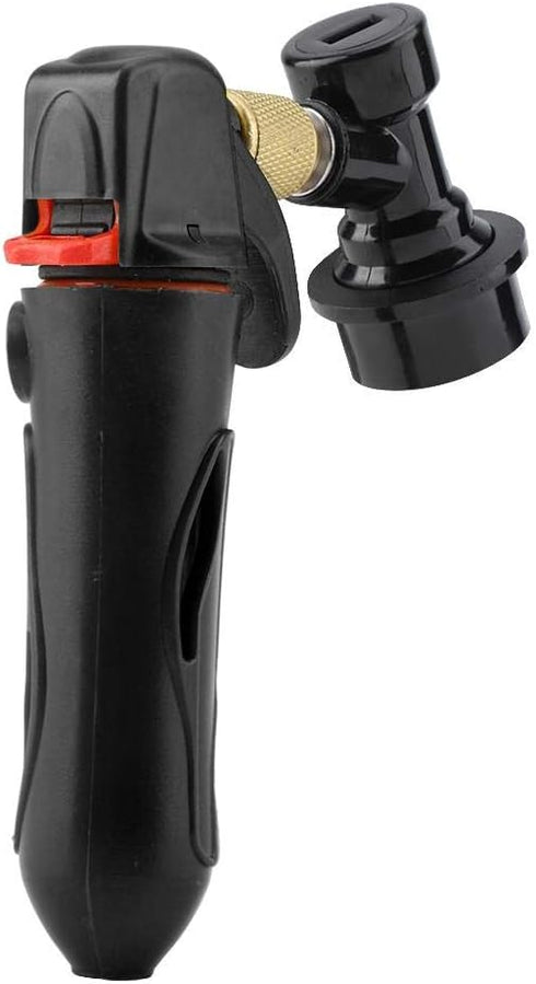 Portable Homebrew Keg Charger Handheld CO2 Injector Draft Beer Dispenser for Homebrew Soda Valve(black)...