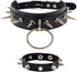 INENIMARTJ Gothic Spike Rivets Choker Necklace and Bracelet Set,Emo Choker Bracelet Set Punk Rock PU Leather Spike Collar Halloween Costume Cospla...