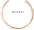 Simple Metal Collar Necklace Open Round Clavicle Chain Summer Beach Body Chain Jewelry Festival Statement Collar Choker Necklace for Women...
