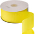 LIUYAXI 2" X 50 Yards Solid Yellow Grosgrain Ribbon, Perfect for Crafts, Wedding Decor, DIY Hair Accessories, Sewing, Gift Package Wrapping and Mo...