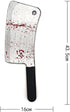 Blood Butcher Plastic Knife Cosplay Realistic Horror Plastic Props Toy Prank Friend Funny for Halloween Fools Day Party (Butcher Knife)...