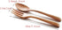 Kyien 6Pcs Wood Soup Spoons And Forks Sets Natural Wood Eating Utensils Wooden Flatware Set?Eco Friendly Wood Cutlery Wooden Dinner Fork And Spoon...
