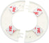 FDXGYH 2 Pcs ID 2.0 Inch ABS Wall Split Flange Self-Adhesive tape Round Escutcheon Plate Cover for Water Pipe Faucet Decoration Accessories [White...