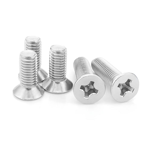 Car Brake Disc Rotor Screws, Stainless Steel Screw Rotor Brake Disc Retaining 93600-06014-0H, Retaining Screws for Front and Rear, Auto Replacemen...
