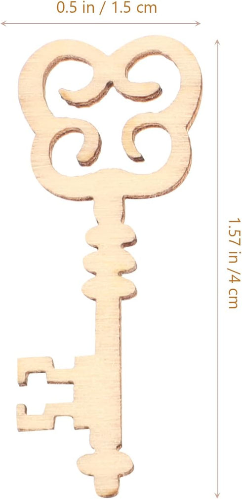 Amosfun 20PCS Unfinished Wooden Cutouts Hollow Art Craft Embellishment for Wedding Birthday Party Home Decoration...