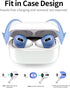 Airpods Pro Silicone Case with 2 Pairs Ear Tips Covers? Soft Premium Skin Case Cover Shock-Proof Protective Case with Keychain for Airpods Pro, Fr...