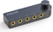Cubilux Bidirectional 4-Channel 6.35mm Audio Selector, 1x TRS to 4X TRS Stereo 4-Port 1/4” Quarter Inch AUX Switch Box for Speaker, Headphones, Su...