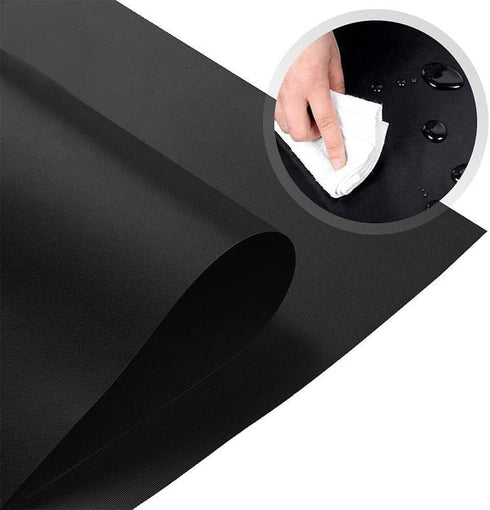 Grill Mat Set of 2-100% Non-Stick Reusable Mats for Gas, Charcoal or Electric Grills - Easy to Clean - 15.75 x 13-Inch, Black...