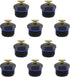 10 Pcs Garden Misting Nozzles 1/2" Adjustable Garden Lawn Water Spray Misting Nozzle 360-rotating Agricultural Lawn Watering Atomizing Greenhouse ...