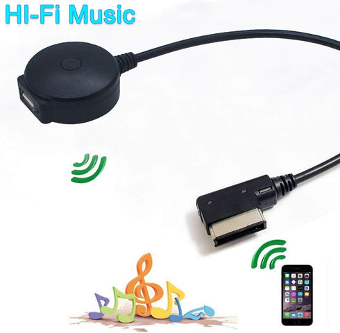 Bojer Bluetooth Adapter Compatible with Mercedes Benz MMI Port Cell Phone Apple iPhone iPod Android Capable Devices Play HiFi Music...