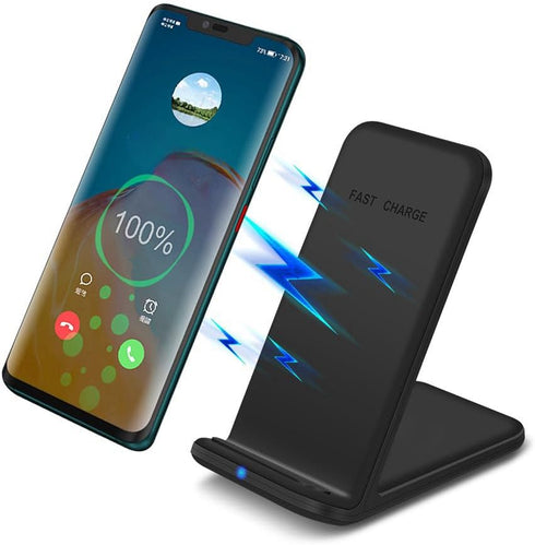 Wireless Charger, 20W Max Fast Charging Stand for Samsung Galaxy S24 S24+ S24 Ultra S23 S22 S21 S20 S10 S9 S8 Note20, Charging Station for Google ...