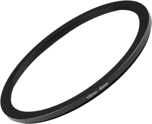 105mm to 95mm Step-up Adapter Rings for Camera Lens Filter Adapter Black Metal Step Down Filter Ring Step-Up Lens Adapter Ring for Filters(105mm-9...