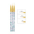 LWBTOSEE 5PCS Nail Ombre Brush Nail Art Painting Pen Brush UV Gel Polish Gradient Color Rhinestone Crystal Acrylic Liner Brush Painting Pen Gel Po...