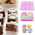 Cat Paw Chocolate Silicone Mold 2PCS-6 Cavity Puppy Dog Paw Shaped Candy Cookie Silicone Mould Ice Cube Tray Homemade Dog Treats Baking Tools...