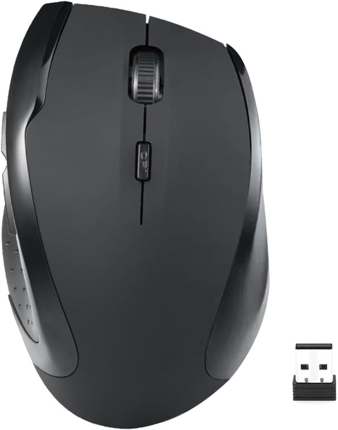 ONE-UP 2.4G six buttons wireless mouse, USB Nano receiver. Ergonomic design, DPI: 800-1200-1600. Easy to carry mouse, suitable for Laptop, Compute...