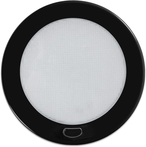 Dream lighting 12Volt RV LED Interior Light Fixture Black Shell Ceiling Downlight with Switch Warm White Lighting 300lm 5inch...