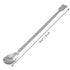 Lab Spoon RLECS 2PCS Extended 30cm/11.8 inch Stainless Steel Sampling Spoons, 2 in 1 Lab Spatula, Lab Spoon Spatula, Laboratory Sampling Spoon Mix...