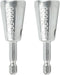 2PCS Wire Twister Tool for Drill, 1/4" Hex Shank Fast Wire Twisting Tool Wire Twister Wire Connector, Wire Stripper Tool Wire Nut Twister Spin Twi...