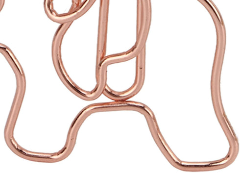 20pcs Elephant Shapes Paper Clips Animal Paper Clips Iron Office Paper Clips for Document Classification...