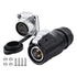 CNLINKO LP20 Series Waterproof Connector, IP68 Fast Locking Connect, 20A 500V 2pin m20 Male and Female LED Outdoor Power Connector (2 pin)...