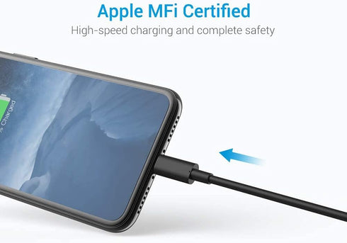 Lightning Cable MFi Certified - iPhone Charger 3Pack 3FT Lightning to USB A Charging Cable Cord Compatible with iPhone 14 13 12 SE 2020 11 Xs Max ...