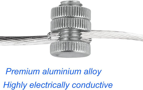 Split Bolt Joint Clamp Wire Connectors for Multiple Electric Fence 20 Pieces Line Tap Clamp...
