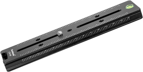 koolehaoda 180mm Quick Release Plate Rail Nodal Slide Dual Dovetail Plate with Bubble Level Compatible Arca-Swiss...