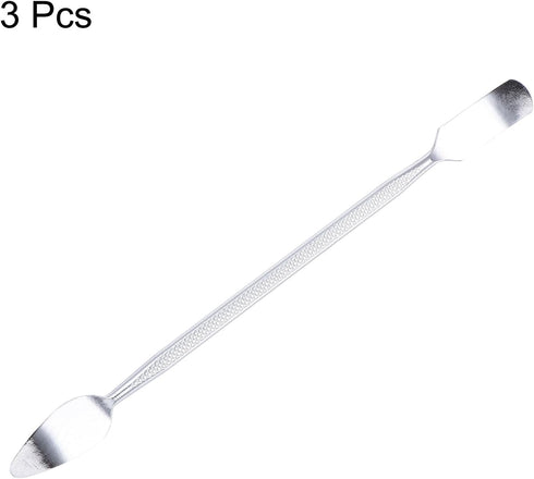 MECCANIXITY 3pcs Metal Spudger Mini Crowbar Flat Head Stainless Steel Pry Bar Opening Tools for Mobile Phone Disassembly Repair 6.5x0.43x0.5...