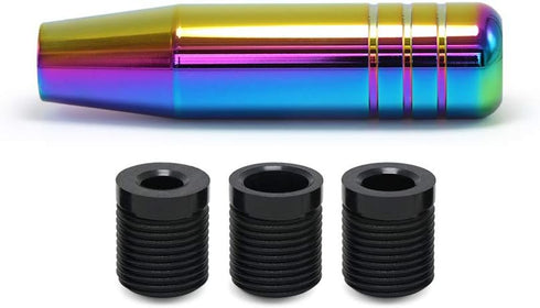 (Multicolor) 5.1" Racing Style Manual Universal Gear Shift Knobs Shifting Lever Fit Compatible with Tacoma STi Nismo 2004 Honda Accord Subaru Hond...