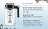 Cold Brew Coffee Maker With Lid And Infuser, 1300ML, black...