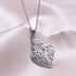 Jude Jewelers Stainless Steel Heart Bottle Shaped Floral Pattern Wedding Party Valentines Vacation Christmas Pendant Necklace...