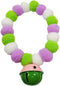 Pom Pom Dog Collar Elastic Cat Collar Decorative Plush Ball Puppy Necklace Eye-catching Pom Pom Pet Collar Necklace with Bell for Taking Photos, W...