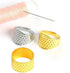 Bouclel 8 PCS Knitting Thimble,Sewing thimbles,Golden thimbles for Hand Quilting,Sewing Finger Protector,Metal Thimble,Sewing Tools,Sewing Supplie...