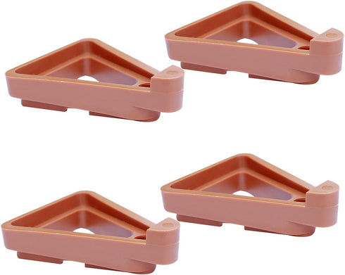 mollensiuer 4 Pieces Plastic Plant or Flower Pot Feet Invisible Flower Pot Risers Potted Plant Stand for Indoor Outdoor Gardening Plant Container ...