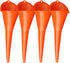 4PCS Long Neck Oil Funnel, Multi-Purpose Spill Saver Funnel, Plastic Funnel for Filling Automotive Oils Lubricants Engine Oils Water Diesel Fuel K...