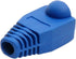 RilexAwhile 100 Pcs Blue Soft Plastic CAT5E CAT6 Ethernet RJ45 Cable Cap Connector Boots Plug Cover Strain Relief Boots (Blue)...