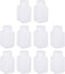 PATIKIL 12 Pcs 60ml Reagent Bottles, HDPE Wide Mouth Round Bottles with Screw Cap for Lab Water Reagent Liquids Solid Sample Storage Seal, White...