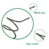 100PCS 18Ga Floral Stem Wires,Green Crafting Floral Stem Wire for DIY Crafts and Flower Arrangement 14 Inches,Paper Covered...