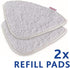 Vileda Steam Mop Refill Pads, Pack of 2, White...