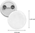 Plain White Blank Pinback Buttons Badge Glossy Round Crafts (2.25 inch, 10 Pcs)...