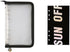 Black A5 Binder Cover 6 Ring Notebook Binder Clear Soft PVC Zipper Binder A5 Budget Binder Folder A5 Planner Cover Refillable Notebook Shell for J...
