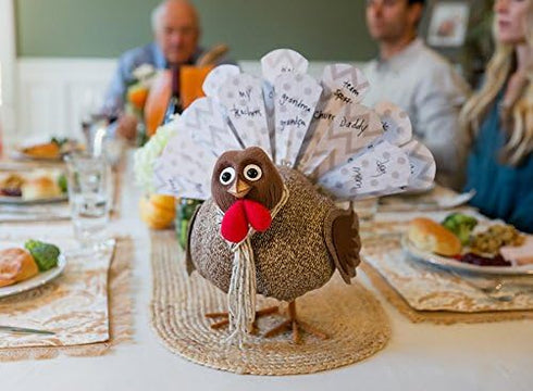 Turkey On The Table Thanksgiving Activity for Kids and Families (Includes Book, Turkey, Pen, & 13 Double Sided Feathers) - Give Thanks & Start a N...