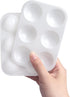 8 PCS White Plastic Paint Tray Palettes, Watercolor Palette Painting Tray for Painting Party, DIY Craft and Art Painting...