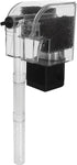 3W Mini Fish Tank Filter Aquarium Filter Hang On Waterfall 3 in 1 Adjustable Water Pump with Bio-Foam for Fish Turtle Aquariums Tank...