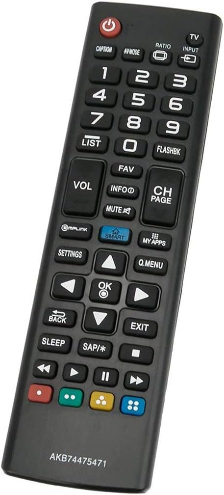 New AKB74475471 sub AKB73715607 Remote Control Replacement for LG TV 49LF6300 50LF5800 55LF6090 55LF6100 55LF6300 60LF6100 32LF595B 40LF6300 42LF6...